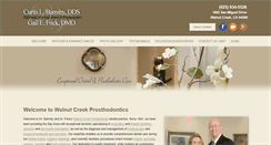 Desktop Screenshot of barmbyfrickprosthodontics.com